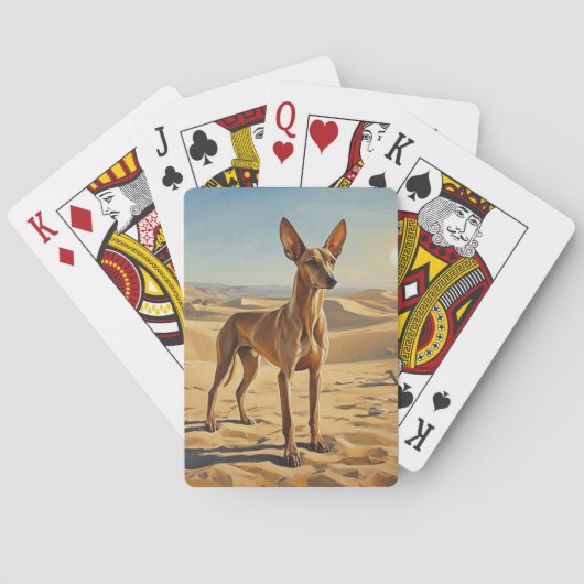 Faraohond Pokerkaarten (Achterkant)