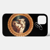 Farao's Chariot Horses Monogram Case-Mate iPhone Case (Achterkant (horizontaal))