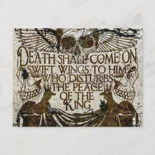 Farao's vloek briefkaart