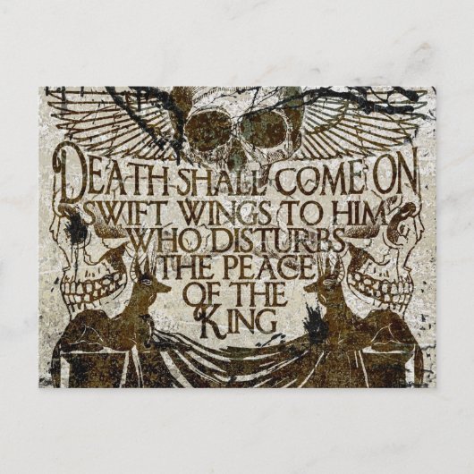 Farao's vloek briefkaart (Voorkant)