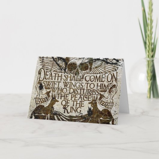 Farao's vloek kaart (Voorkant)