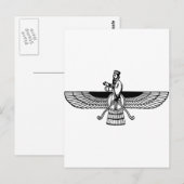 Faravahar Briefkaart (Voorkant / Achterkant)