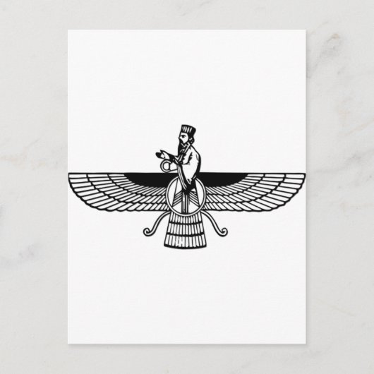 Faravahar Briefkaart (Voorkant)