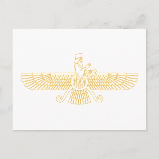 Faravahar Briefkaart (Voorkant)