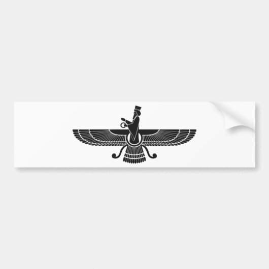 Faravahar Bumpersticker (Voorkant)