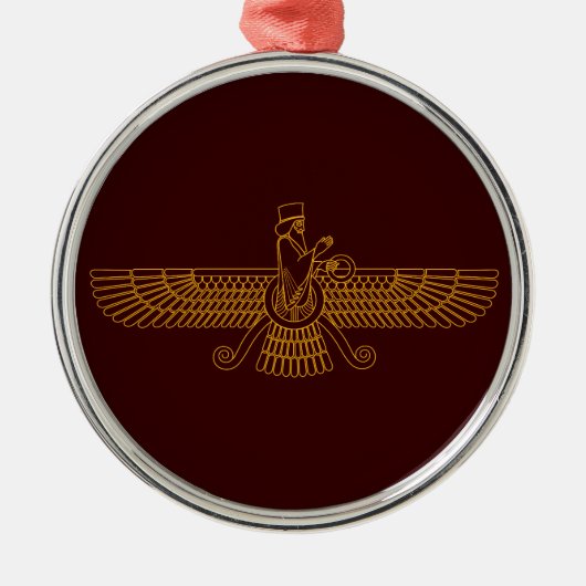 Faravahar Metalen Ornament (Voorkant)