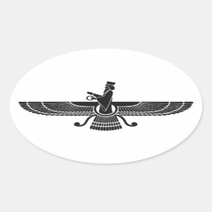 Faravahar Ovale Sticker