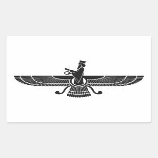 Faravahar Rechthoekige Sticker