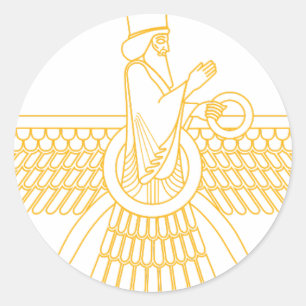 Faravahar Ronde Sticker