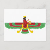 Faravahar-symbool Briefkaart (Voorkant)