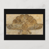 Faravahar-symbool Briefkaart (Voorkant)