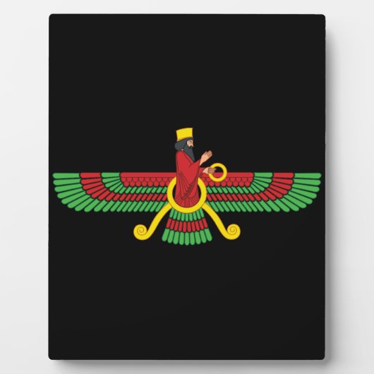 Faravahar-symbool Fotoplaat (Voorkant)