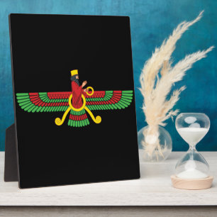 Faravahar-symbool Fotoplaat