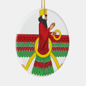 Faravahar-symbool Keramisch Ornament (Rechts)