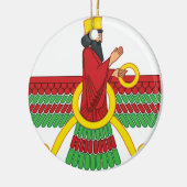 Faravahar-symbool Keramisch Ornament (Links)