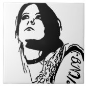 Faraway Stare Tegeltje (Voorkant)