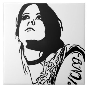 Faraway Stare Tegeltje