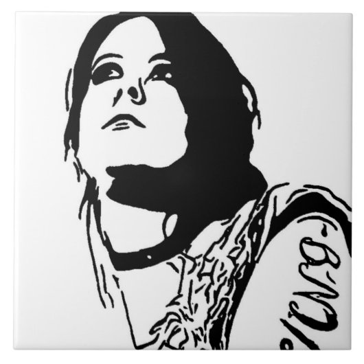 Faraway Stare Tegeltje (Voorkant)