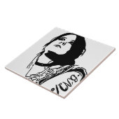 Faraway Stare Tegeltje (Zijkant)