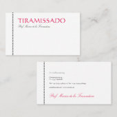 Farbe und Linie Visitekaartje (Voorkant / Achterkant)