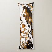 Farben Rausch, braun Lichaamskussen (Achterkant (Verticaal))