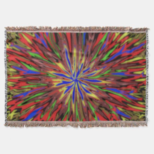 Farbenfrohe Decke Deken (Voorkant)