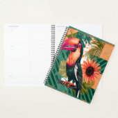 Farbenfroher Tukan im Dschungel Planner (Display)