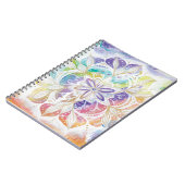 Farbenfrohes Mandala-Design Notitieboek (Linkerzijde)
