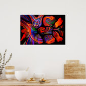 Farbenrausch (vanaf $12,80) poster (Keuken)