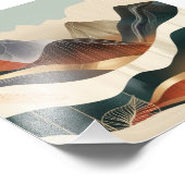 Farbharmonie in der Natur: Abstrakte Bergwelten Foto Afdruk (Hoek)