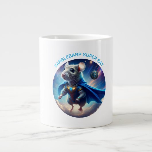Farblebarp De Super Rat Grote Koffiekop (Voorkant)