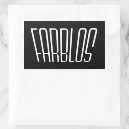 Farblos sticker (Tas)
