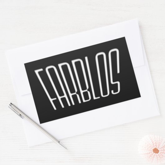 Farblos sticker (Envelop)