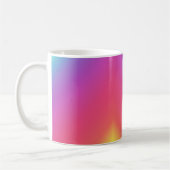 Farbverlauf colored bunt Kaffe bunte Kaffeetasse Koffiemok (Links)