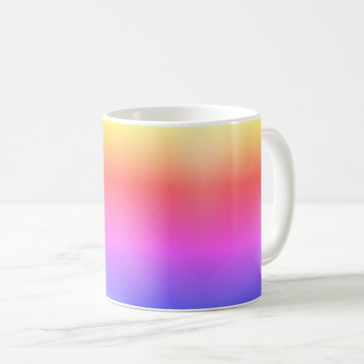 Farbverlauf colored bunt Kaffe bunte Kaffeetasse Koffiemok (Voorkant rechts)
