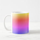 Farbverlauf colored bunt Kaffe bunte Kaffeetasse Koffiemok (Links)