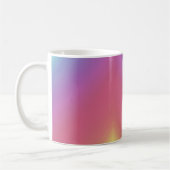 Farbverlauf colored bunt Kaffe bunte Kaffeetasse Koffiemok (Links)