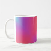 Farbverlauf colored bunt Kaffe bunte Kaffeetasse Koffiemok (Links)