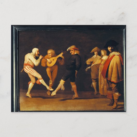 Farce Actors Dancing Briefkaart (Voorkant)