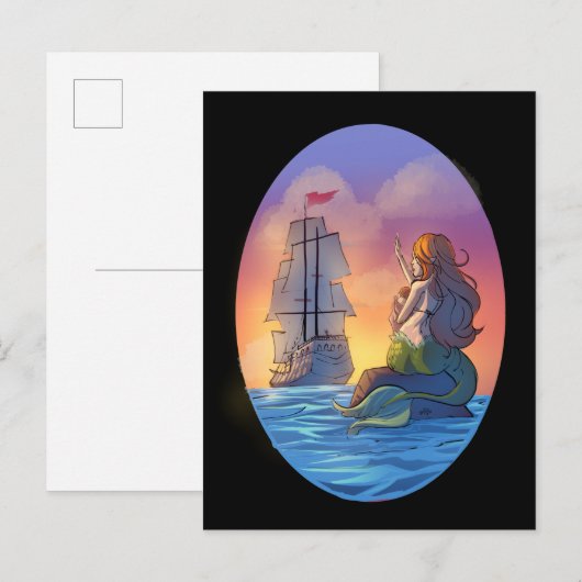 Fare Thee Well and Safe Return Briefkaart (Voorkant / Achterkant)