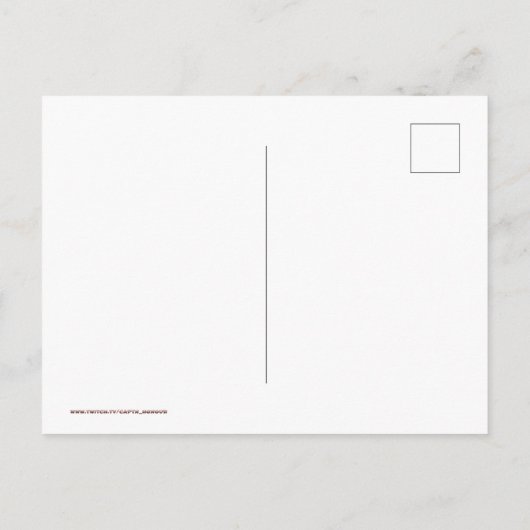 Fare Thee Well and Safe Return Briefkaart (Achterkant)