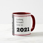 FAREWELL 2020 | Vooruitblik 2021 | Nieuw jaar Mok (Voorkant rechts)