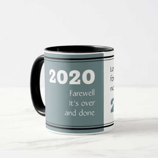 FAREWELL 2020 | Vooruitblik 2021 | Nieuw jaar Mok (Voorkant links)