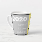 FAREWELL 2020 | Vooruitzending 2021 | Nieuwjaar gr Latte Mok (Linkerhoek)