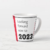 FAREWELL 2020 | Vooruitzending 2021 | Nieuwjaar RE Latte Mok (Rechterhoek)
