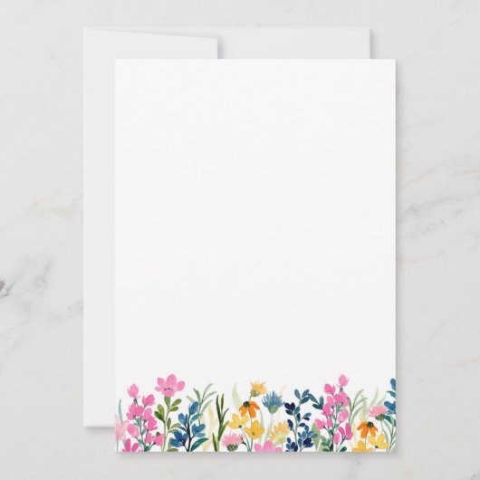 Farewell - Aangepaste Waterverf ventilator militai Kaart (Achterkant)