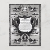 Farewell Adres van Generaal Robert E. Lee Briefkaart (Voorkant)