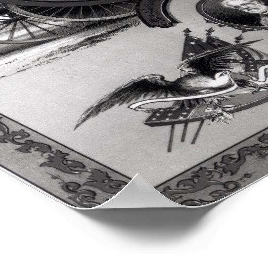 Farewell Adres van Generaal Robert E. Lee Poster (Hoek)