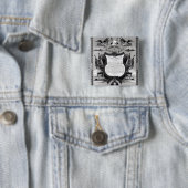 Farewell Adres van generaal Robert E. Lee Vierkante Button 5,1 Cm (In situ)