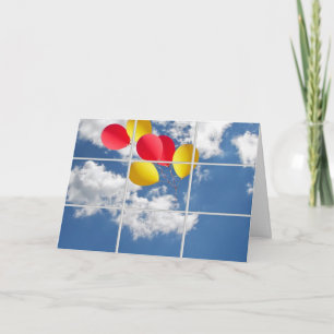 Farewell Balloons Kaart